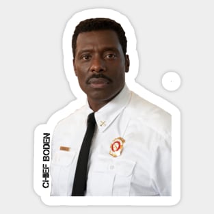 CHIEF BODEN - EAAMON WALKER - CHICAGO FIRE Sticker